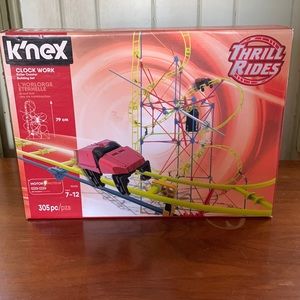 K’nex clock work roller coaster set